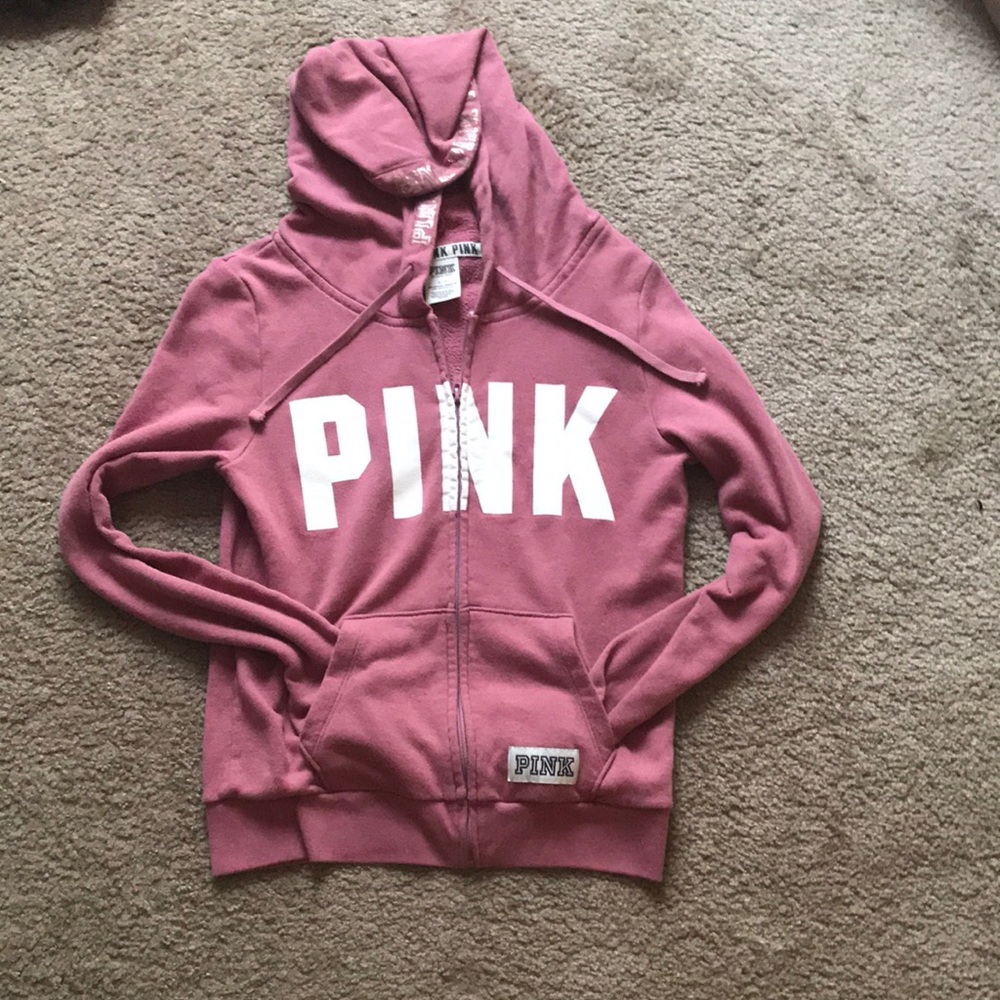 pink PINK zip up